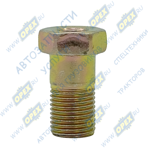 70201807 Болт С/И М16х28х1,5 Р=15 К=21 голов. с отв. М10х1,25 полый крышки шкворня 88 Yutong 612 AVL Krafttechnik